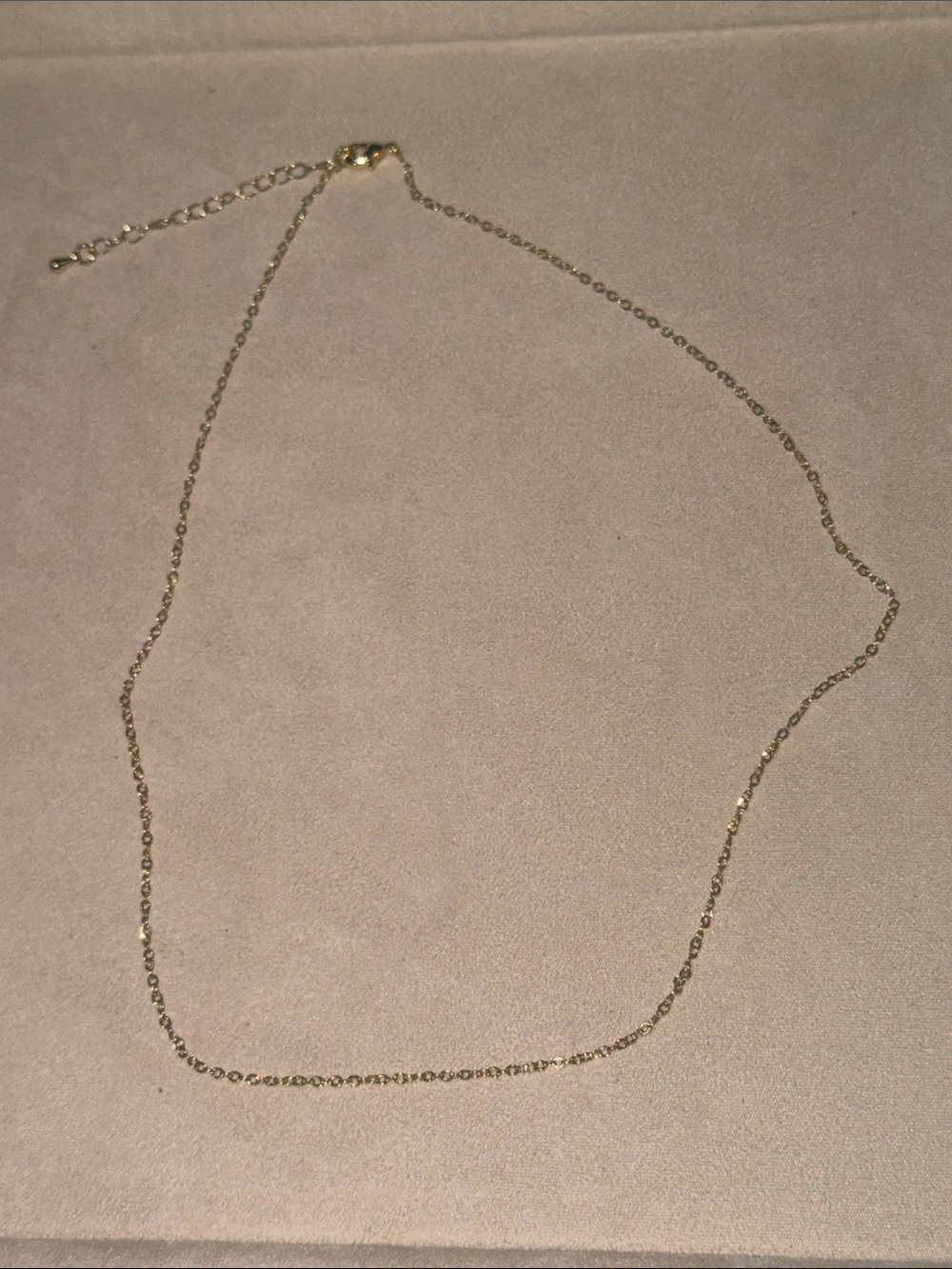 New 18K Gold Filled O Chain Necklace 18”+2”